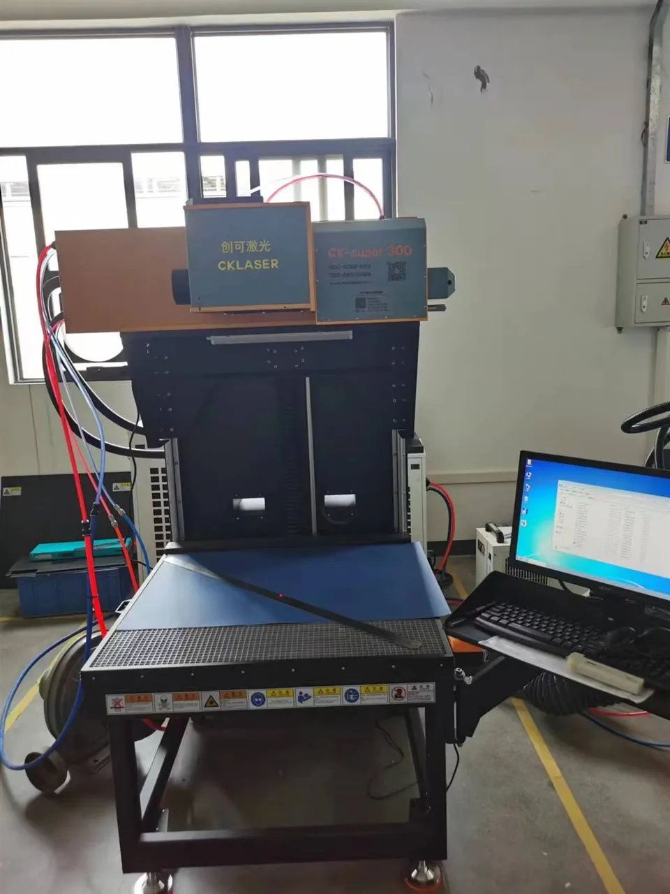 מכונת סימון לייזר CKLASER להעברת חום חריטה וחיתוך